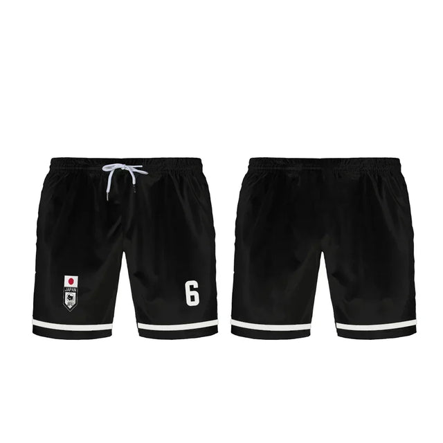 Wakatsuki Black Custom Blue Lock Shorts U20 Japan Team - Item - BYTOODAY