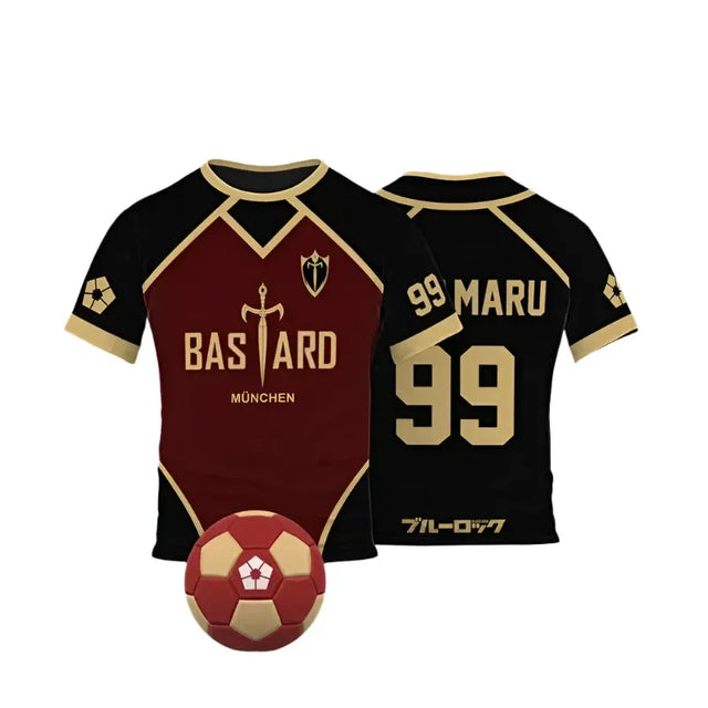 Blue Lock Cosplay Bastard Munchen Kids Jersey - BYTOODAY