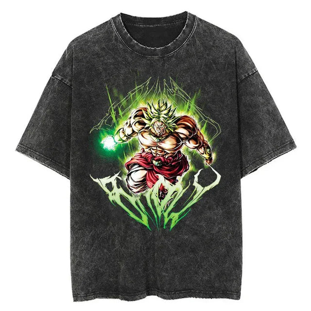 Broly Custom Black T-shirt - Item - BYTOODAY