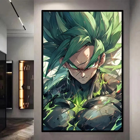 Broly Decorative Canvas Wall Poster - Item - BYTOODAY