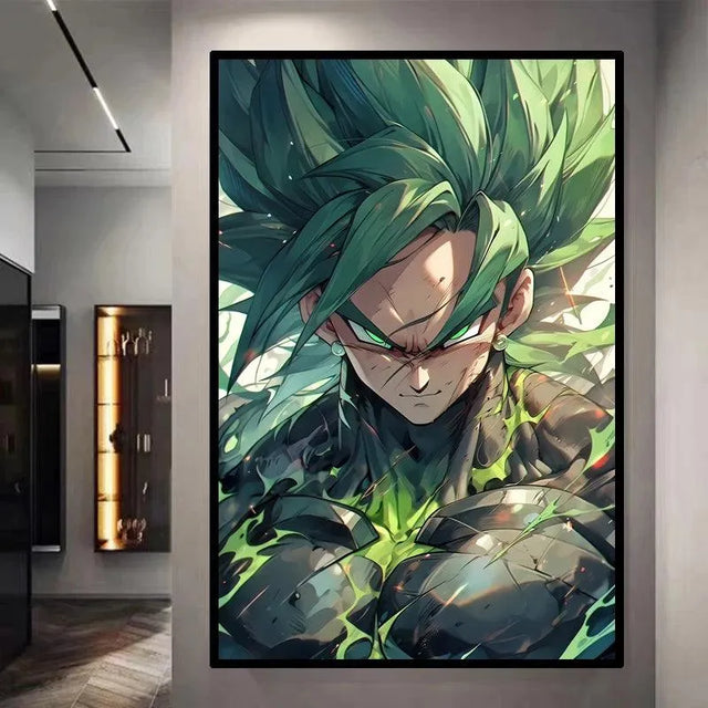 Broly Decorative Canvas Wall Poster - Item - BYTOODAY