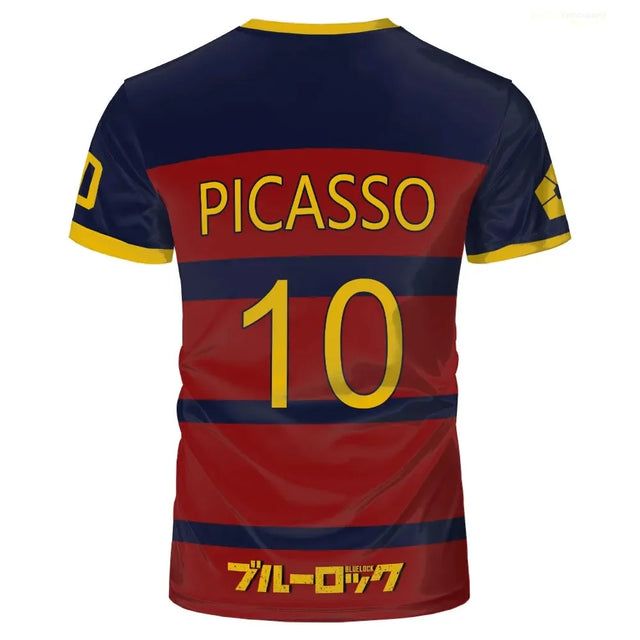 Cosplay Anime Blue Lock FC Barcha Jersey - BYTOODAY