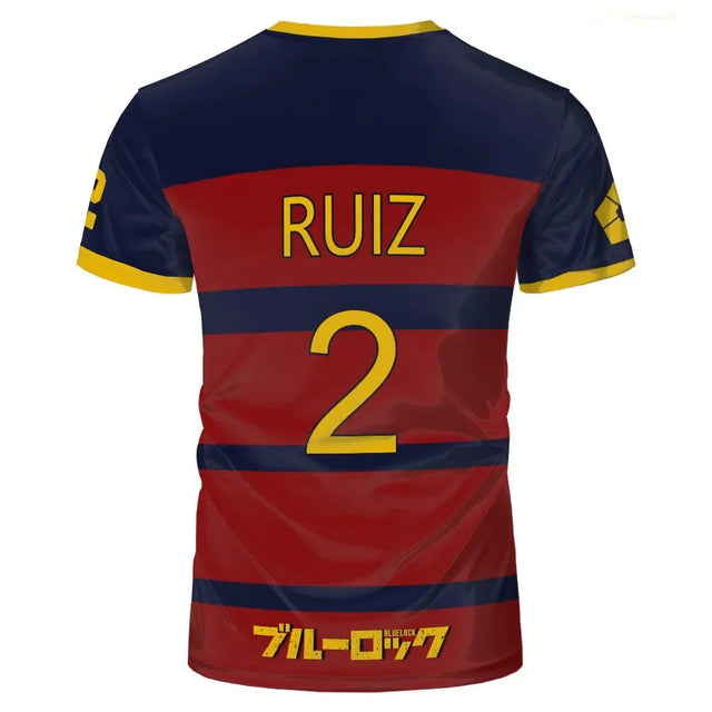 Cosplay Anime Blue Lock FC Barcha Jersey - BYTOODAY