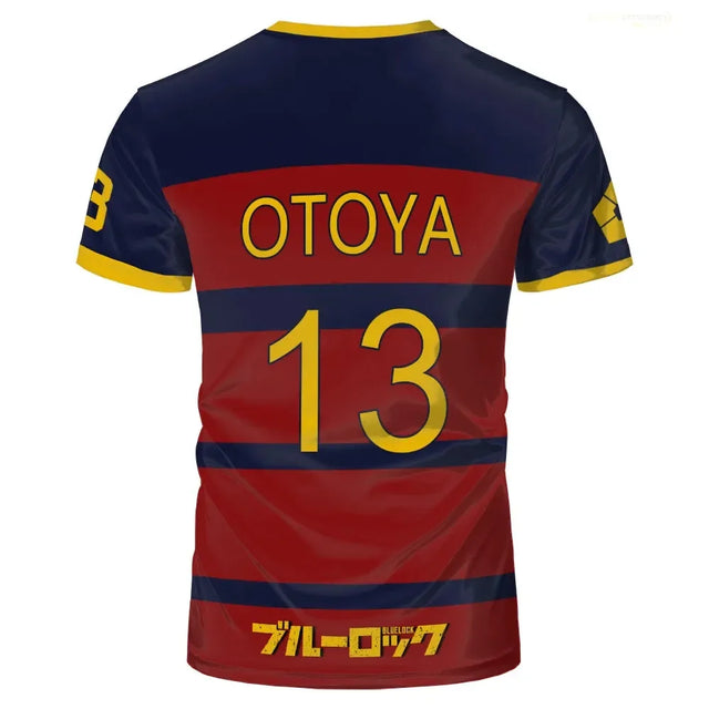 Cosplay Anime Blue Lock FC Barcha Kids Jersey - BYTOODAY
