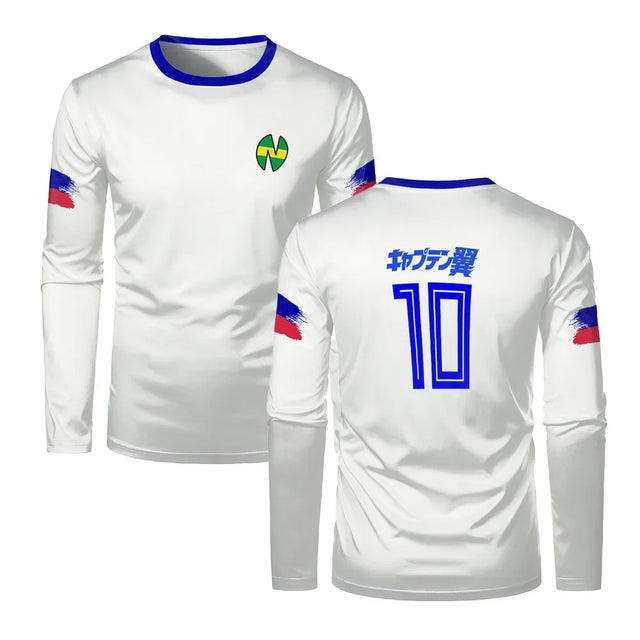 Cosplay Football Anime Tsubasa Long Sleeve Jersey - Item - BYTOODAY