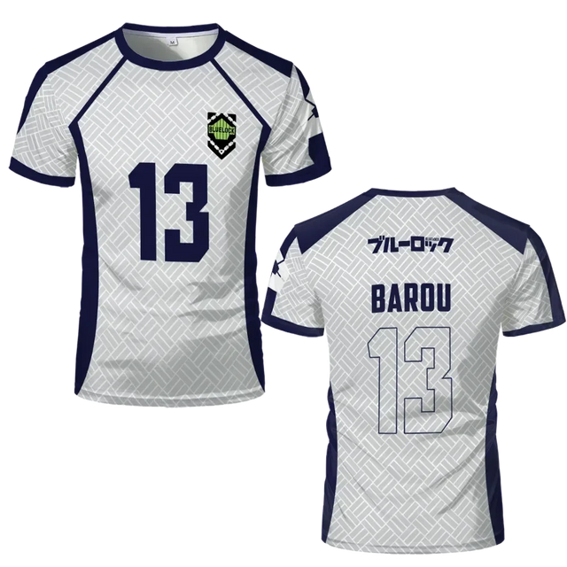 Custom Anime Blue Lock Kids White Jersey - BYTOODAY