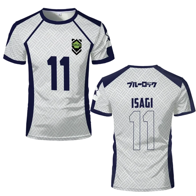 Custom Anime Blue Lock Kids White Jersey - BYTOODAY