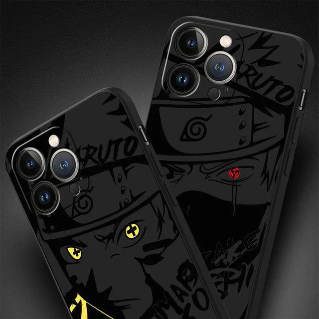 Custom Black iPhone Case with Naruto Characters - Item - BYTOODAY
