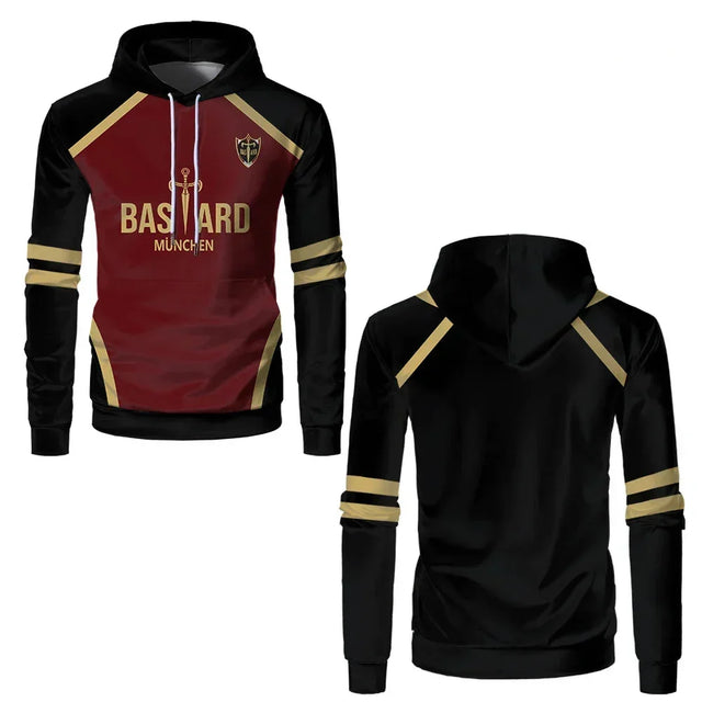 Custom Blue Lock Bastard Munchen Hoodie - BYTOODAY