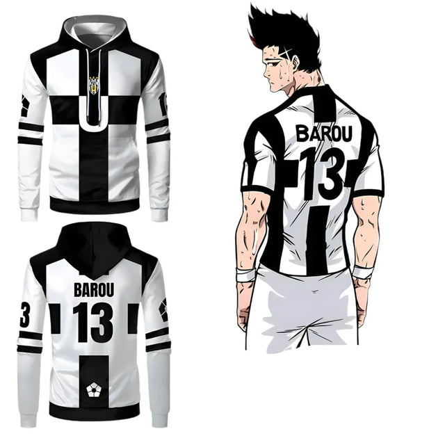 Custom Blue Lock Ubers Team Hoodie - BYTOODAY