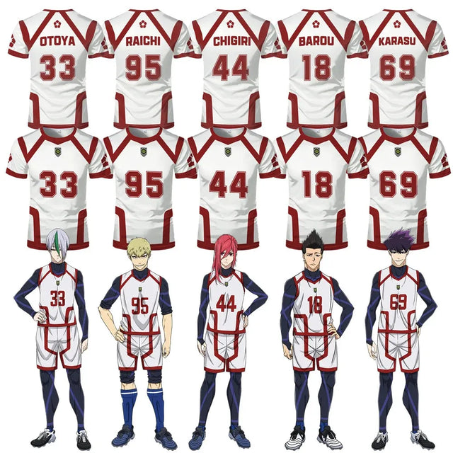 Custom Jersey Blue Lock Team B - BYTOODAY