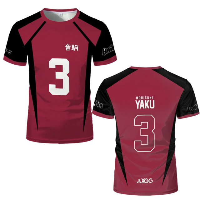 Custom Nekoma High's Team Haikyu Cosplay Teenager Jersey - Item - BYTOODAY