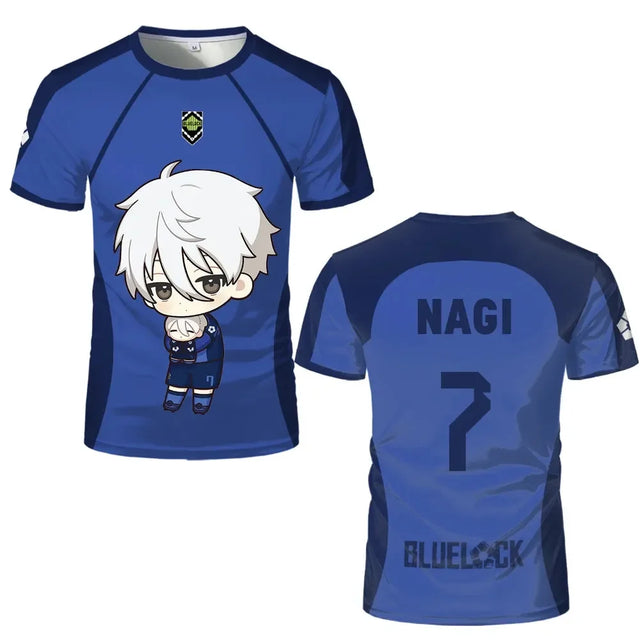 Cute Nagi's Custom Jersey Blue Lock Eleven - BYTOODAY