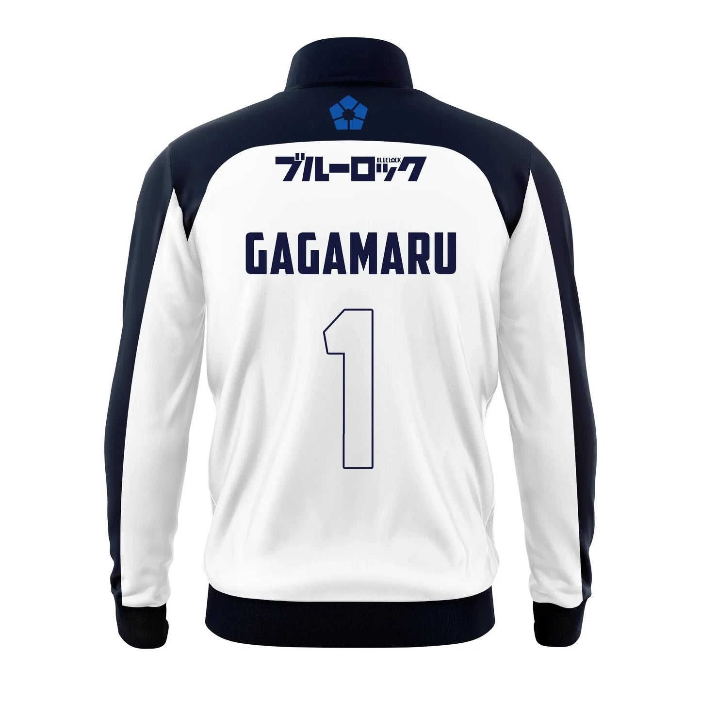 Gagamaru Customized Jacket Blue Lock Team White - BYTOODAY