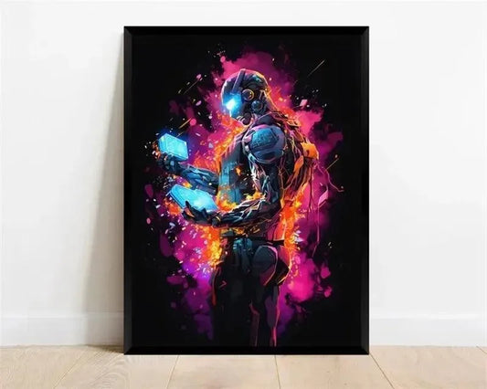 Gaming Super Hero Decorative Wall Poster - Item - BYTOODAY