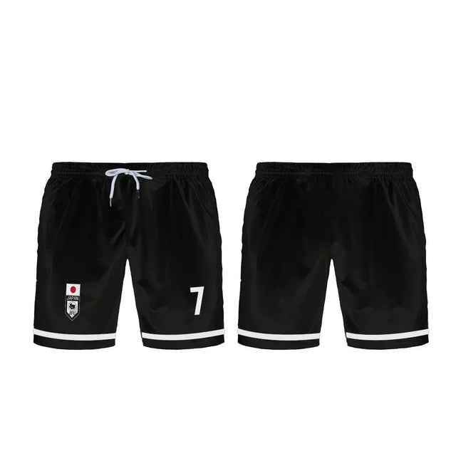 Hayate's Black Custom Shorts Blue Lock U20 Japan Team - BYTOODAY