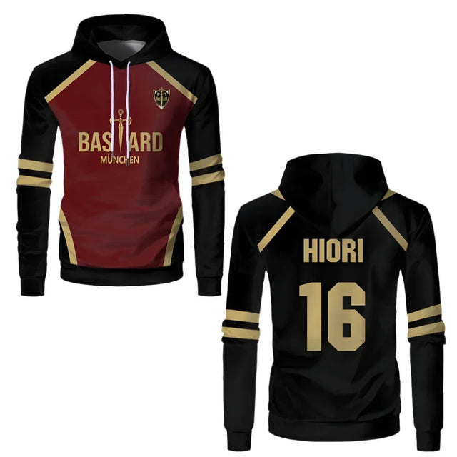 Hiori's Custom Blue Lock Bastard Munchen Hoodie - BYTOODAY