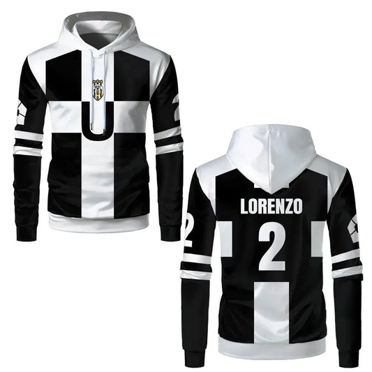 Lorenzo's Custom Blue Lock Ubers Team Hoodie - BYTOODAY