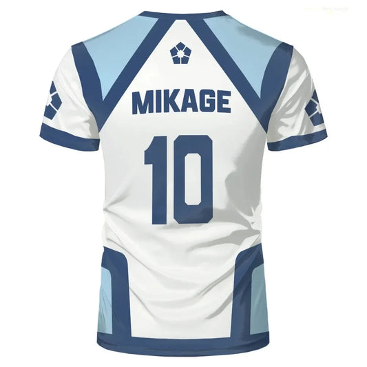 Mikage's Custom Jersey Blue Lock Team C - BYTOODAY