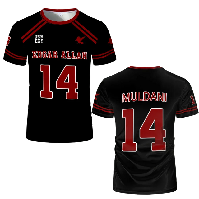 Muldani Custom Jersey Edgar Allan Ravens The Foxhole Court - Item - BYTOODAY
