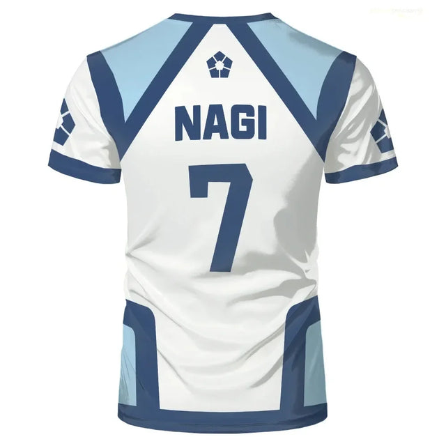 Nagi's Custom Jersey Blue Lock Team C - BYTOODAY