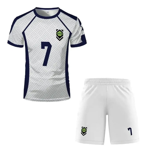 Nagi's Custom Set Blue Lock White Team - BYTOODAY