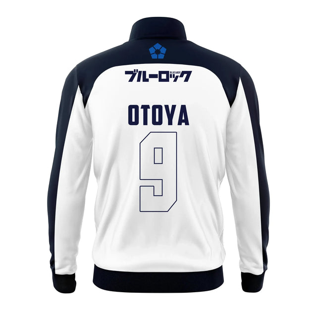 Otoya Customized Jacket Blue Lock Team White - BYTOODAY