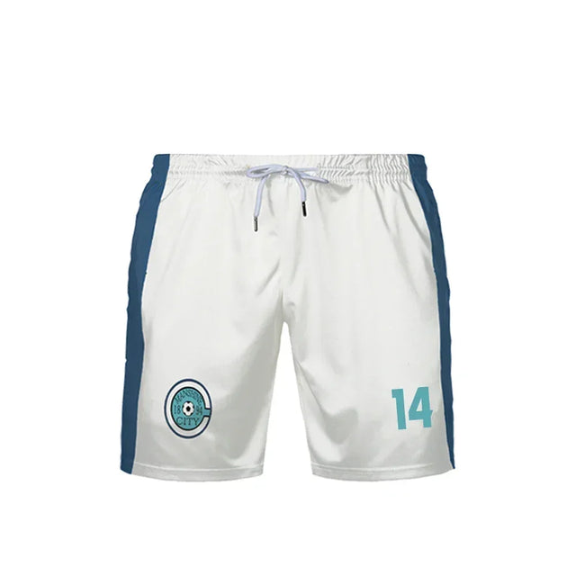 Reo's Custom Shorts Blue Lock Manshine City - BYTOODAY