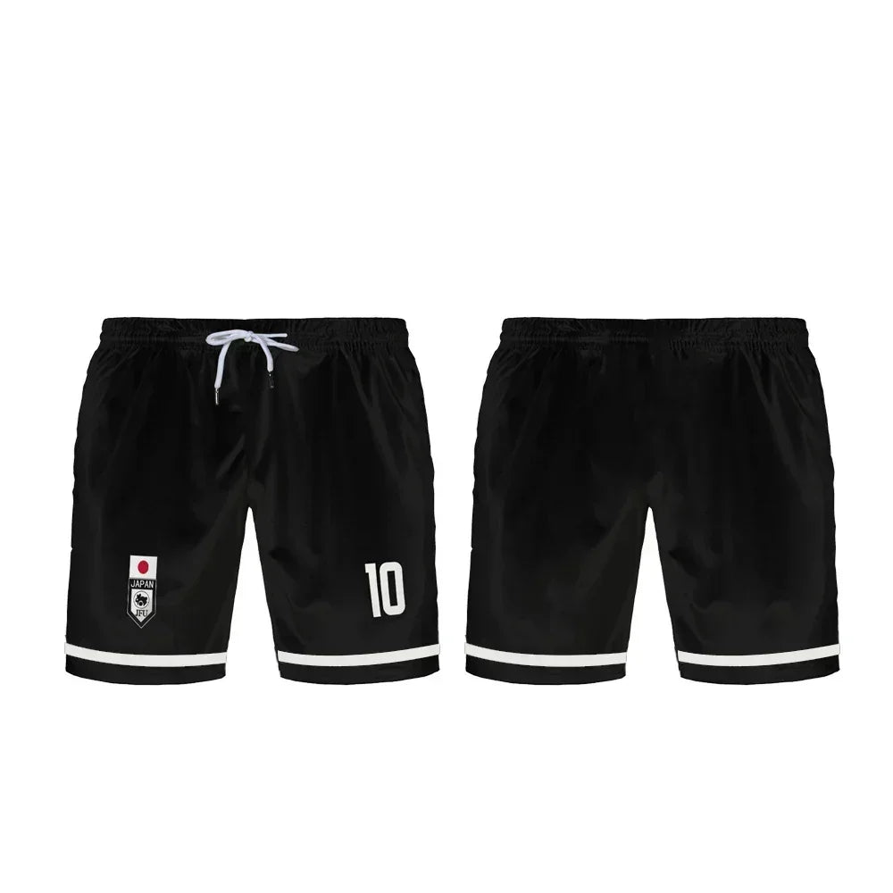 Sae's Black Custom Shorts Blue Lock U20 Japan's Team - BYTOODAY