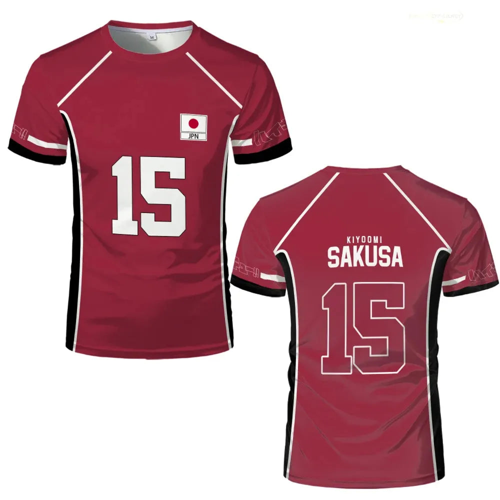 Sakusa Haikyu Cosplay Fukurodani Academy's Custom Jersey - Item - BYTOODAY