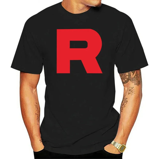 Team Rocket R Custom Printed T-shirt - Item - BYTOODAY