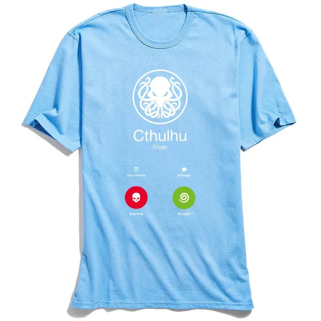 "The Call of Cthulhu" Parody Unisex Printed T-shirt - Item - BYTOODAY
