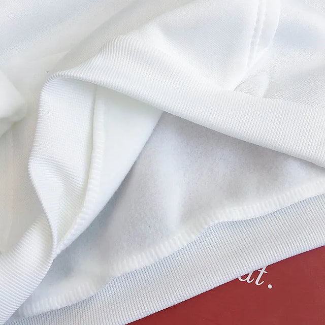 Lovely Kawaii Cats Couple Patterned Hoodie