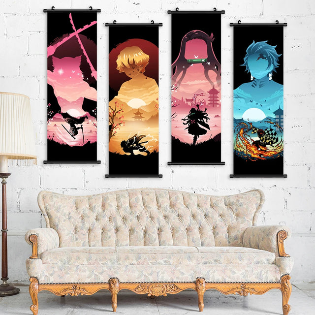 Agatsuma Zenitsu Demon Slayer Custom Wall Decor - Item - BYTOODAY