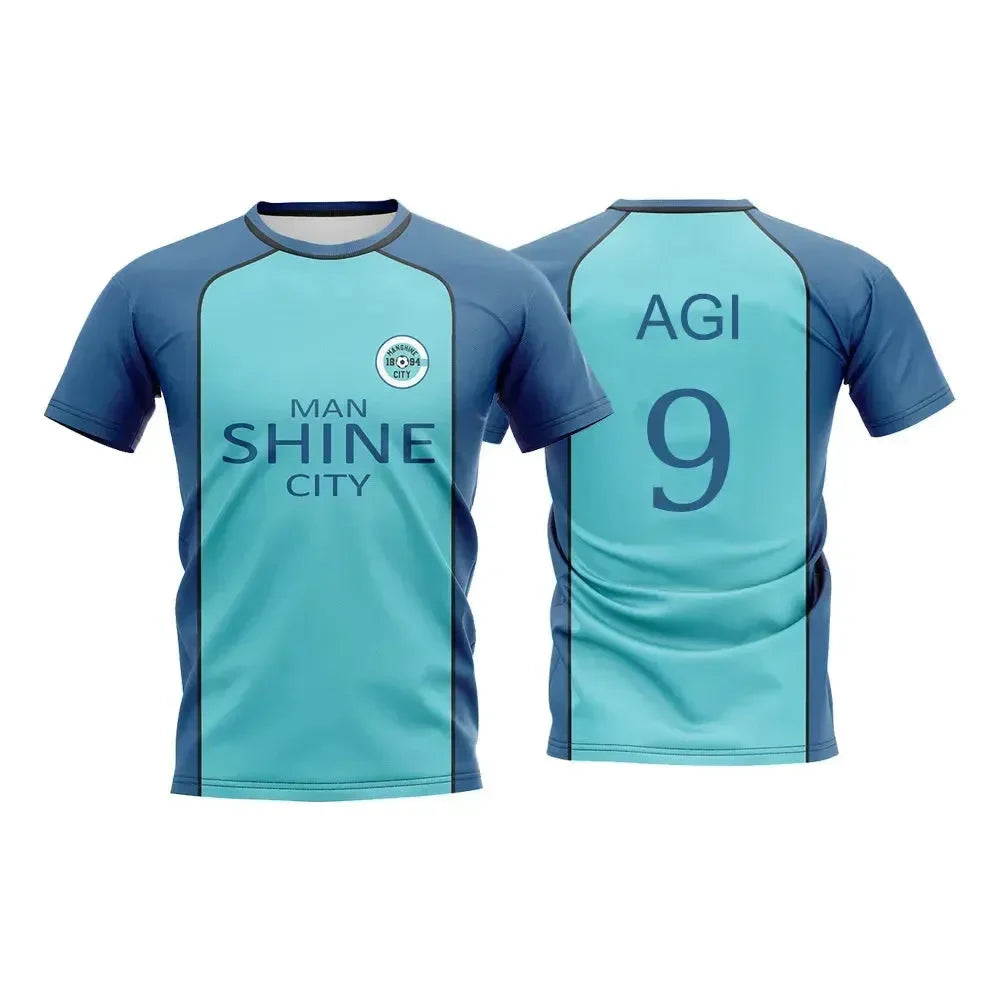 Agi's Custom Jersey Manshine City Team Blue Lock – BYTOODAY
