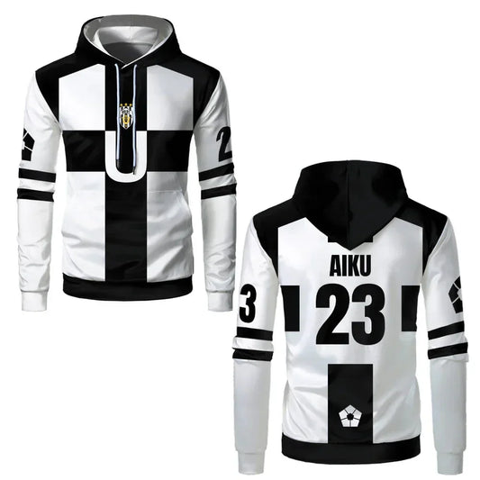 Aiku's Custom Blue Lock Ubers Team Hoodie - BYTOODAY