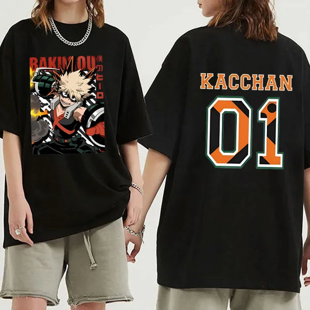 Bakugo Custom Print T-shirt - Item - BYTOODAY