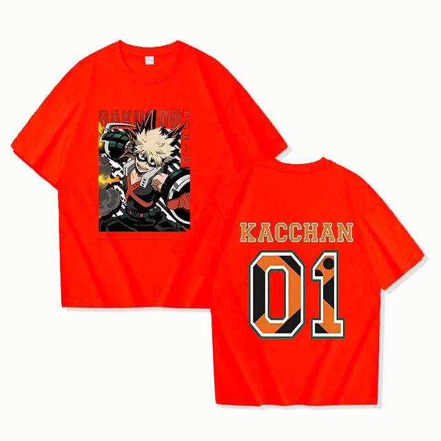 Bakugo Custom Print T-shirt - Item - BYTOODAY