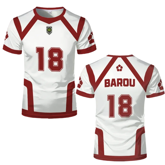 Barou's Custom Jersey Blue Lock Team B - BYTOODAY