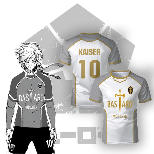 Bastard Munchen Blue Lock White Jersey - BYTOODAY