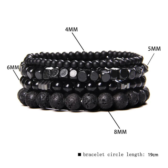 Black Triple Layers Elegant Bracelet - Item - BYTOODAY