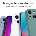 Blue Silicone Protective iPhone Case - Item - BYTOODAY