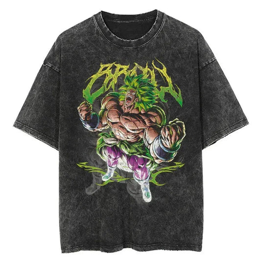 Broly Custom Black T-shirt - Item - BYTOODAY