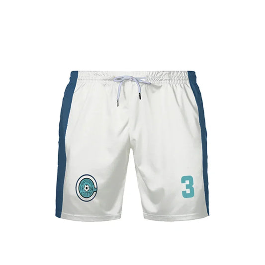 Busby's Custom Shorts Blue Lock Manshine City - BYTOODAY