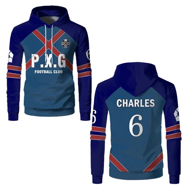 Charles's Custom Blue Lock PXG Hoodie - BYTOODAY