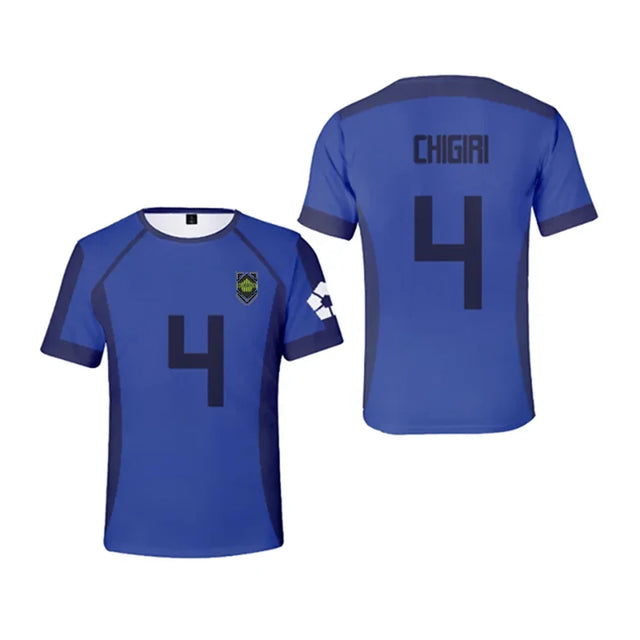 Chigiri Cosplay Anime Blue Lock Team Z Jersey - Item - BYTOODAY