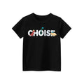 Choise Print Kid Casual Black T-Shirt - Item - BYTOODAY