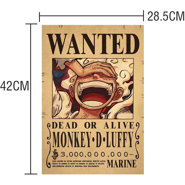 Chopper One Piece WANTED Custom Wall Posters - Item - BYTOODAY