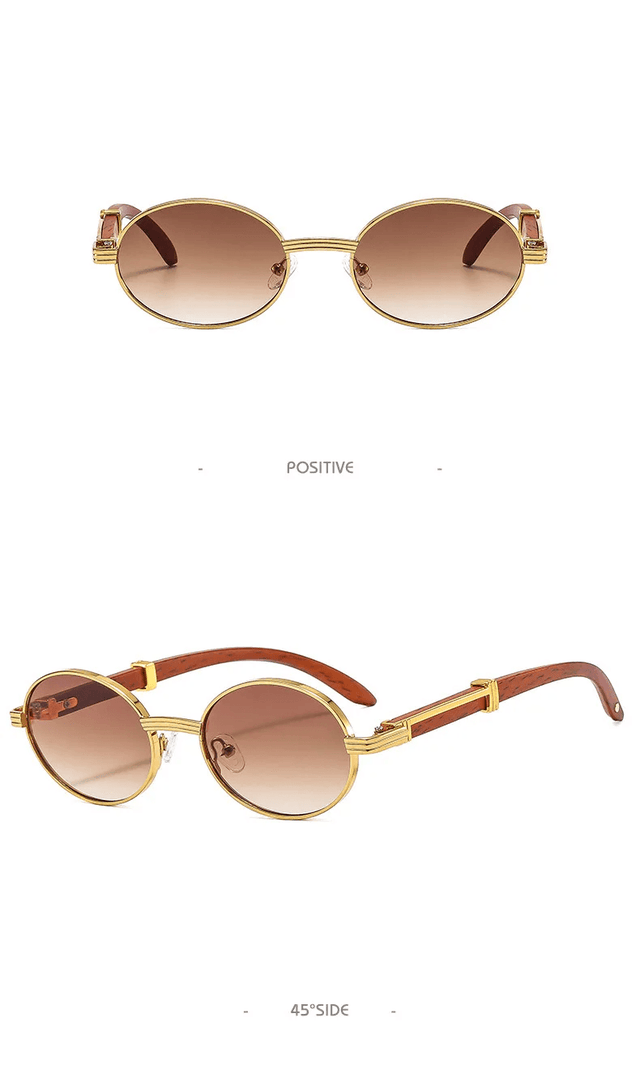 Classic Luxury Style Round Shaped Sunglasses - Item - BYTOODAY