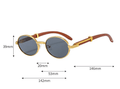 Classic Luxury Style Round Shaped Sunglasses - Item - BYTOODAY